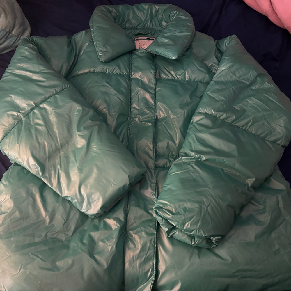 Green Puffer Jacket